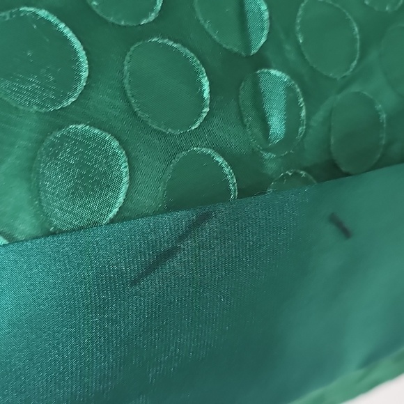 SNAP. Green Women's dress, Sleeveless with Satain Tie, Size 7 - Picture 12 of 13